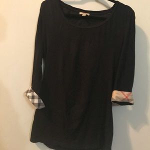 WOMANS BURBERRY HALF SLEEVE SHIRT